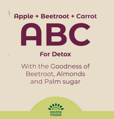 Natural ABC latte Milk Mix (Apple+Beetroot+Carrot) For Skin Glow