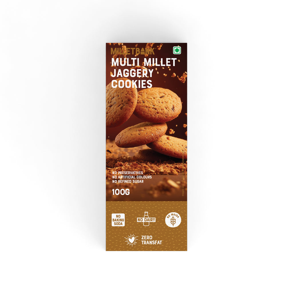 Multi Millet Jaggery Cookies