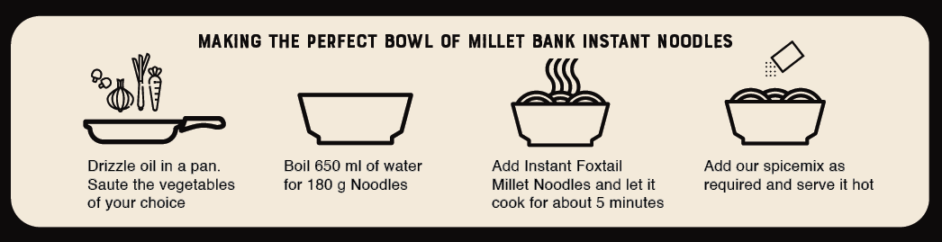 Foxtail Millet Instant Noodles