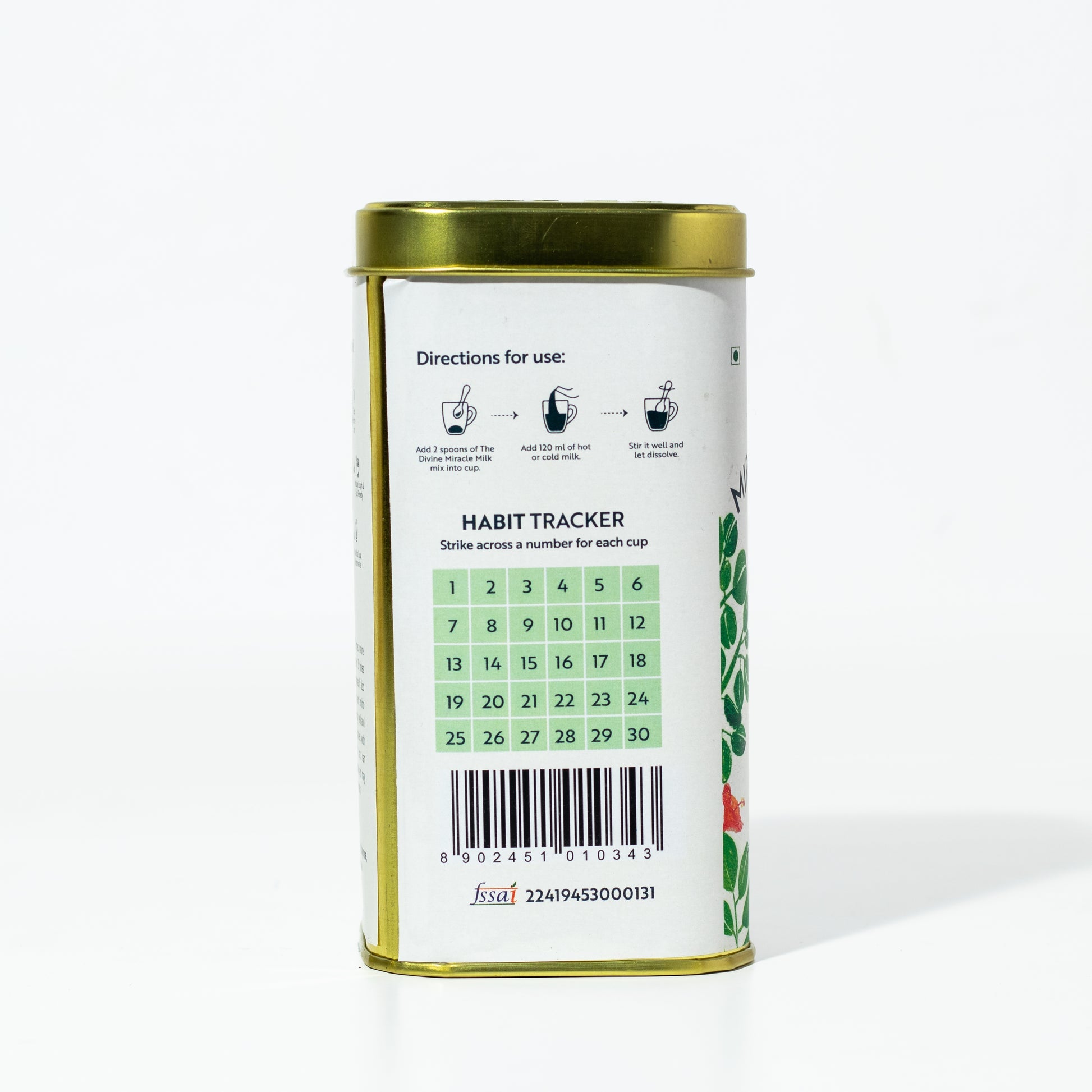 Miracle Milk (Moringa) Instant Latte Mix 250 gm (Natural remedy for PCOS) - Refill Pack