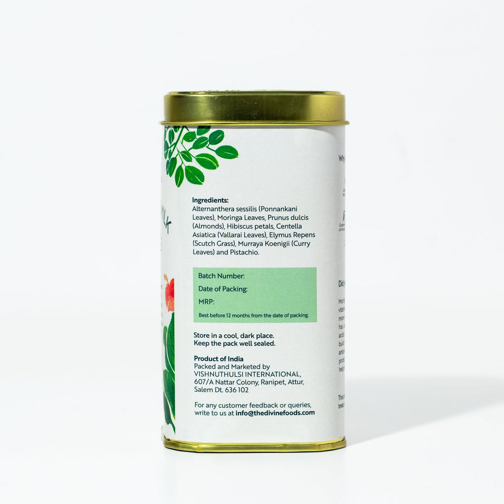 Miracle Milk (Moringa) Instant Latte Mix 250 gm (Natural remedy for PCOS) - Refill Pack