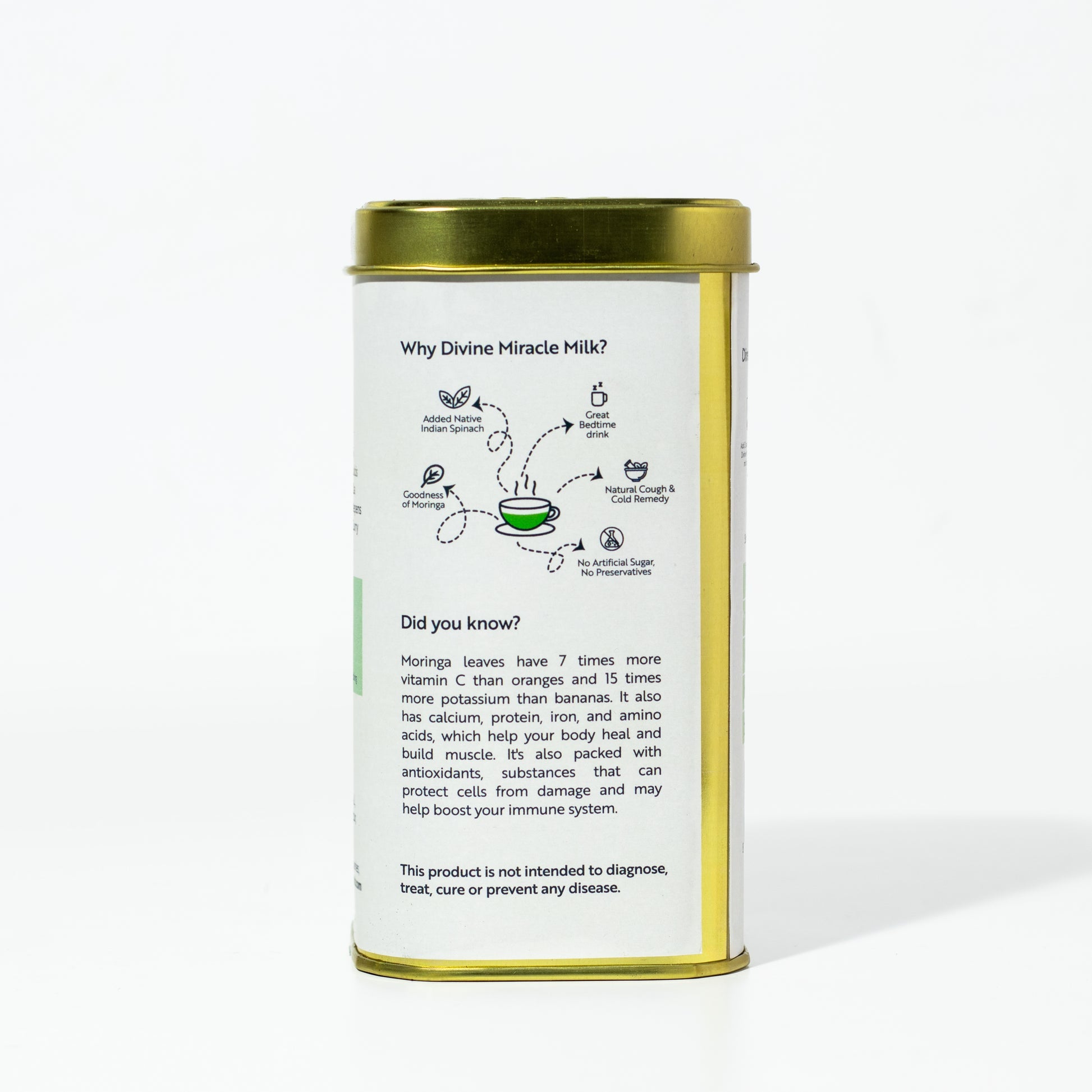 Miracle Milk (Moringa) Instant Latte Mix 250 gm (Natural remedy for PCOS) - Refill Pack