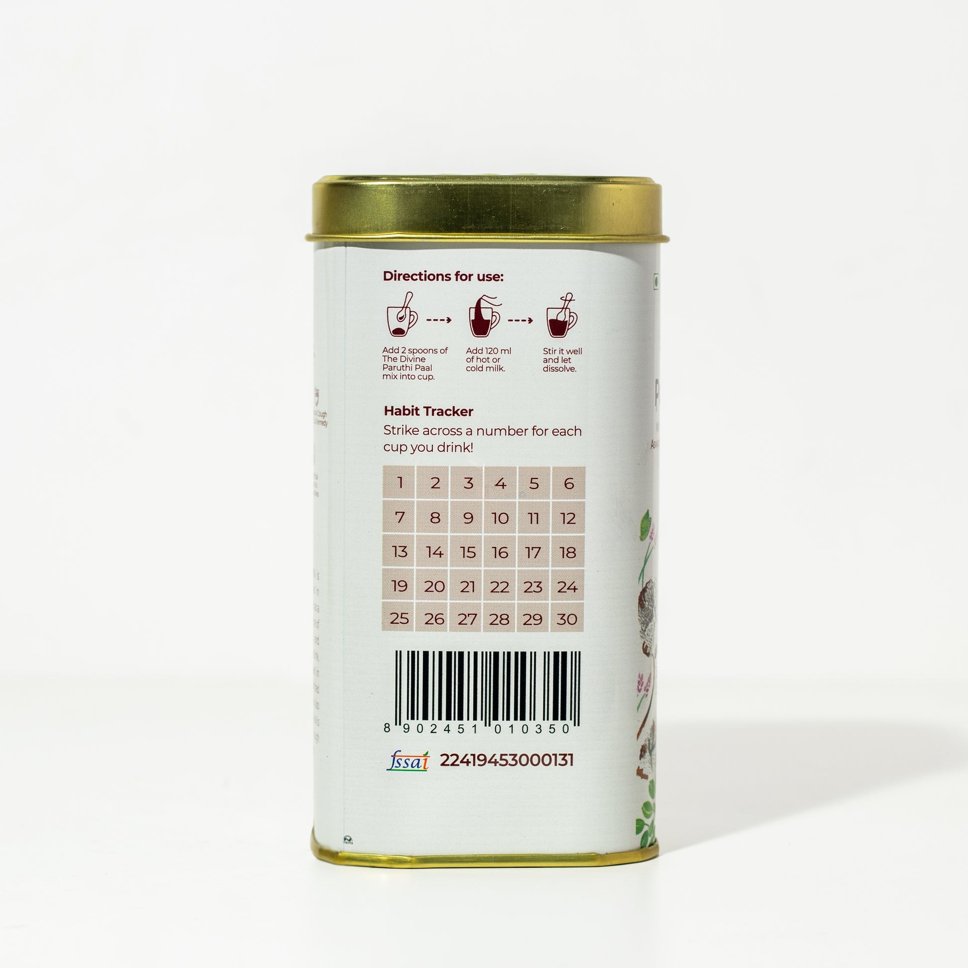 Paruthi Paal-Cotton Seed Instant Latte Mix(Cold and Cough remedy/Helps with Menstrua lCramps)