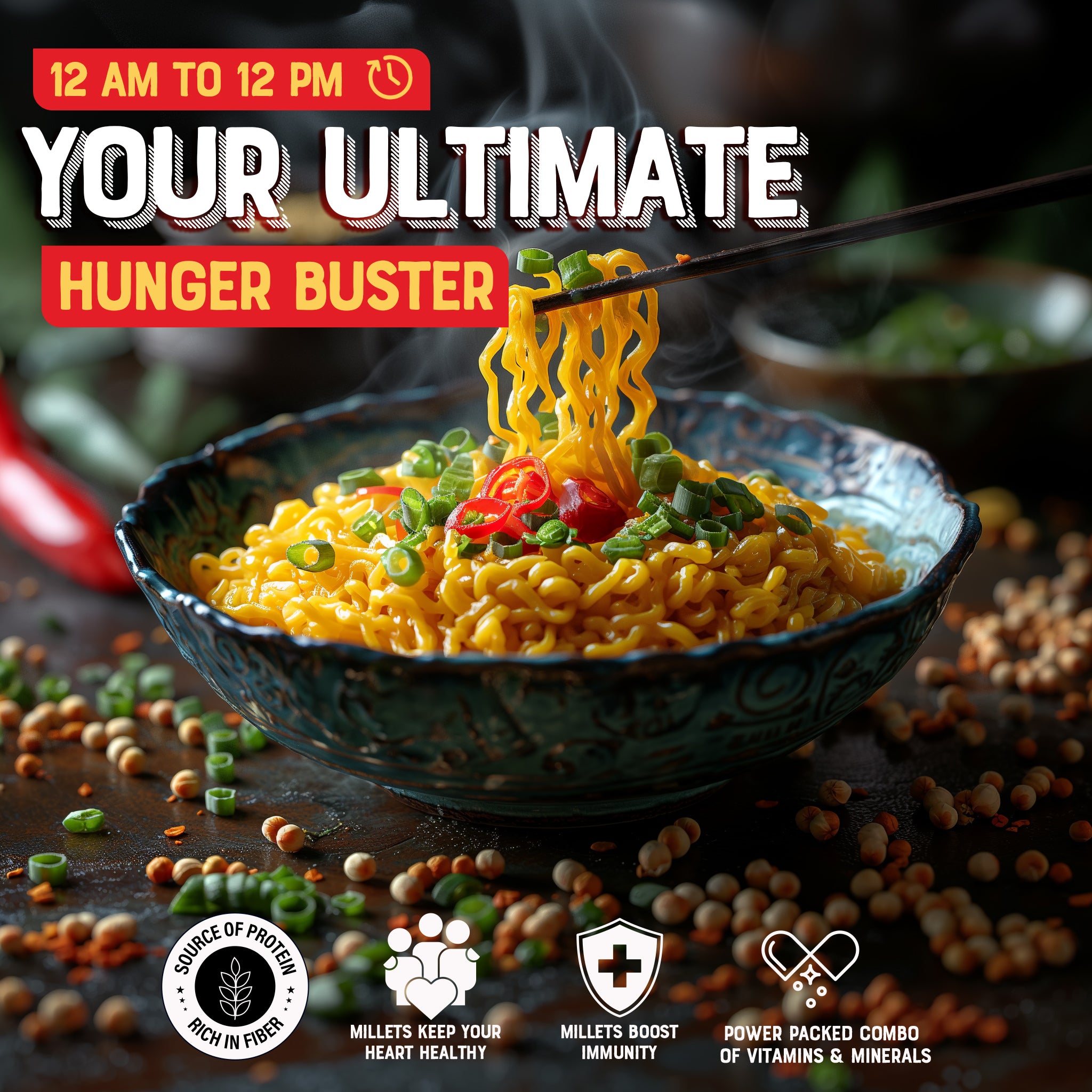 Multi Millet Instant Noodles