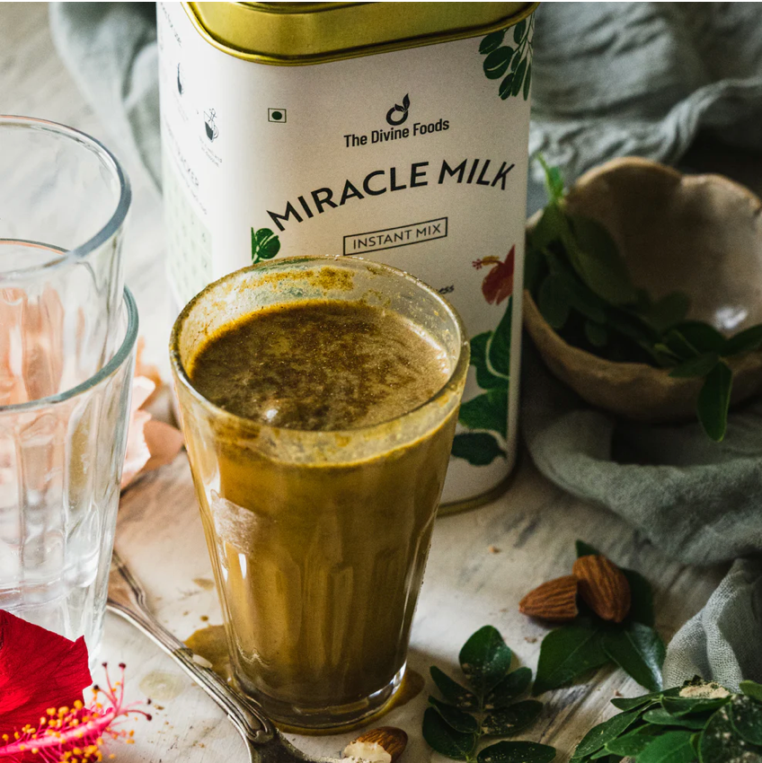 Miracle Milk (Moringa) Instant Latte Mix 250 gm (Natural remedy for PCOS) - Refill Pack