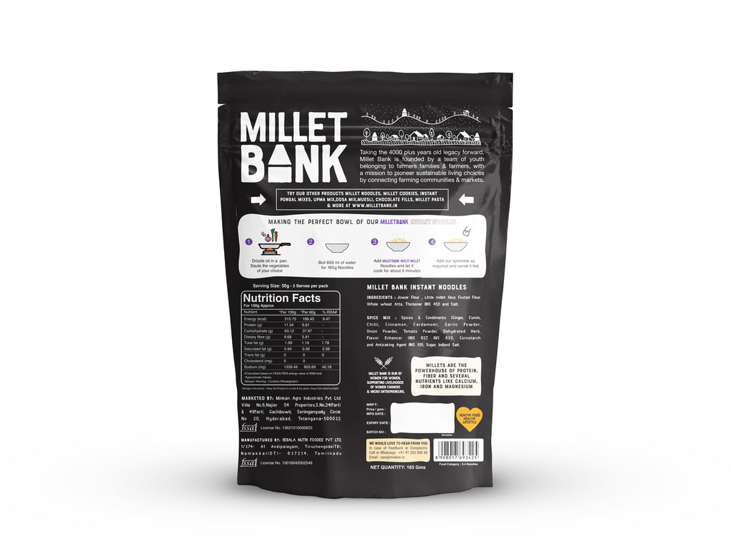 Multi Millet Instant Noodles