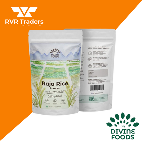 Raja Rice Porridge Mix Karuppu Kavuni Kanji for (Weight loss and for Diabetes care 250 Gm)