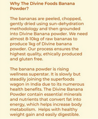 Raw Banana Powder Netram (Natural Source of Weight Gain and Rich source of Potassium) 200 Gm