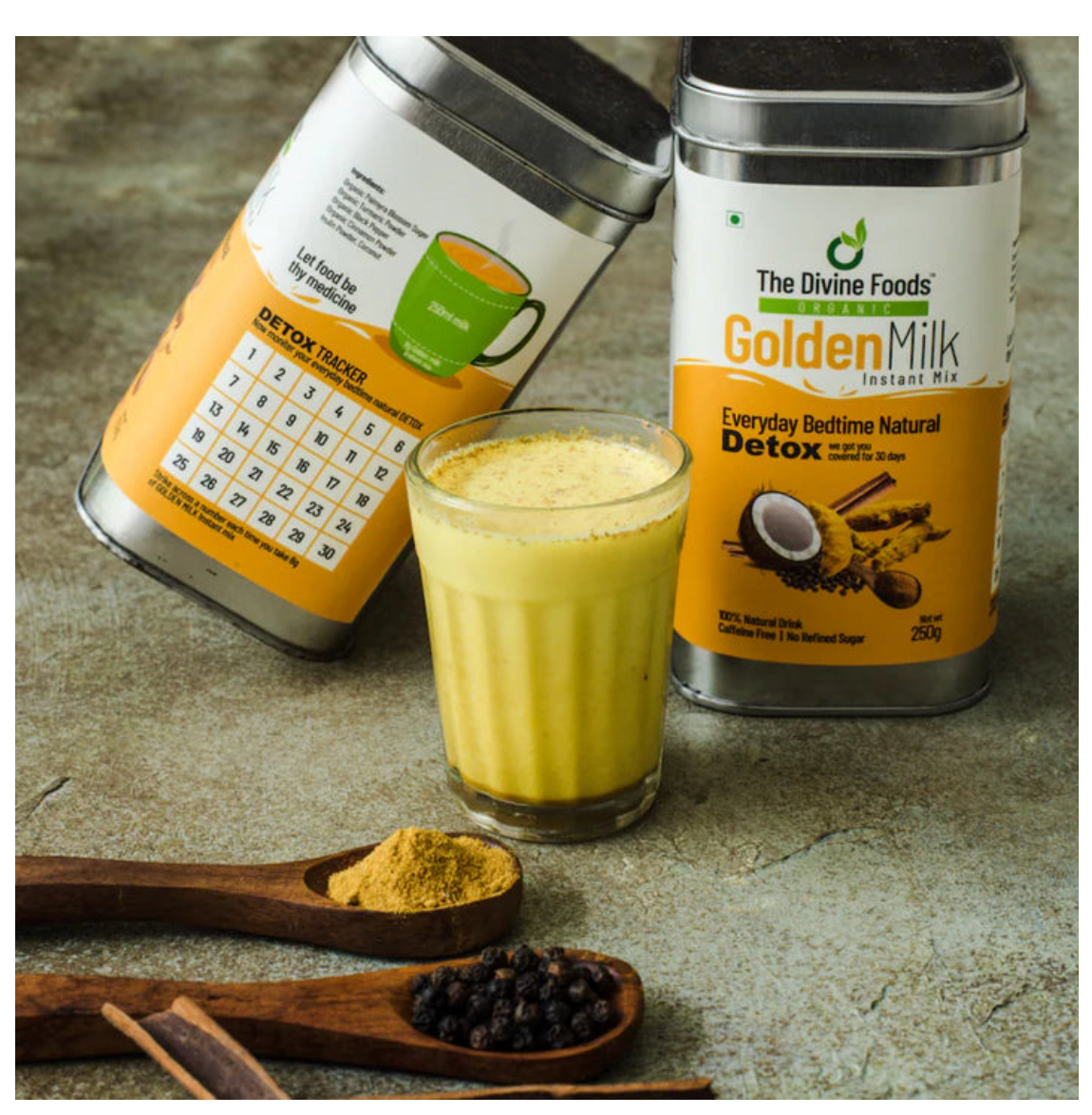 Organic Golden Milk Latte | Natural Detox Drink DND- Refill Pack