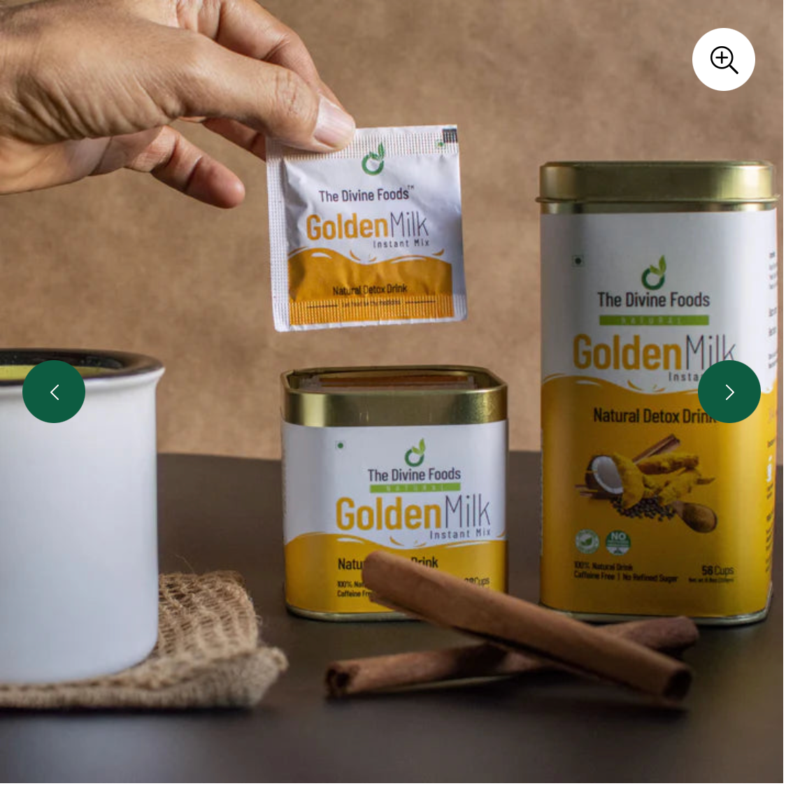 Organic Golden Milk Latte | Natural Detox Drink DND- Refill Pack