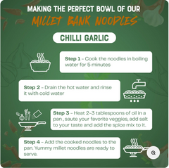 Multi Millet Chilli Garlic Masala Hakka Noodles