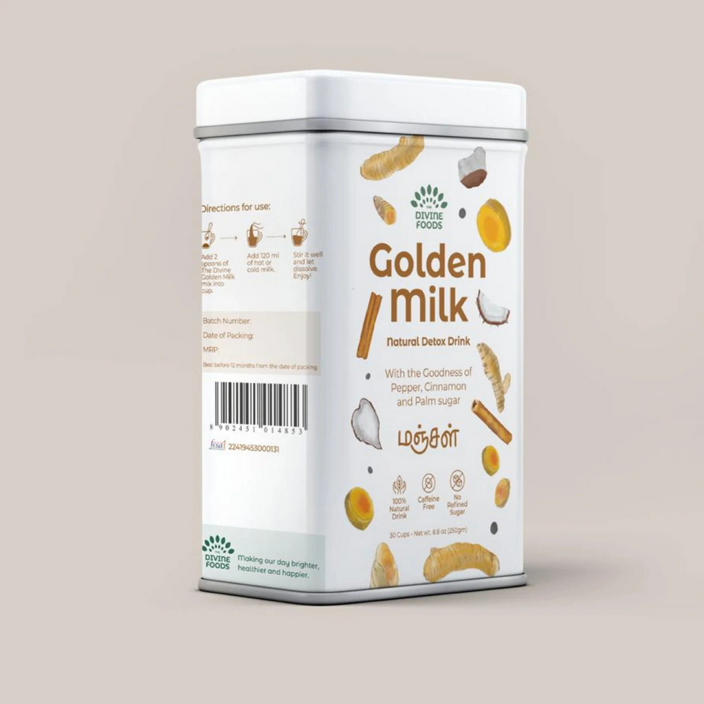Organic Golden Milk Latte | Natural Detox Drink DND- Refill Pack