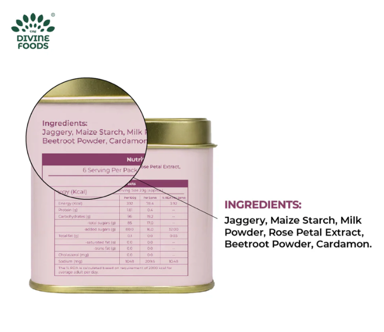 Natural Rose Petal Milk Mix