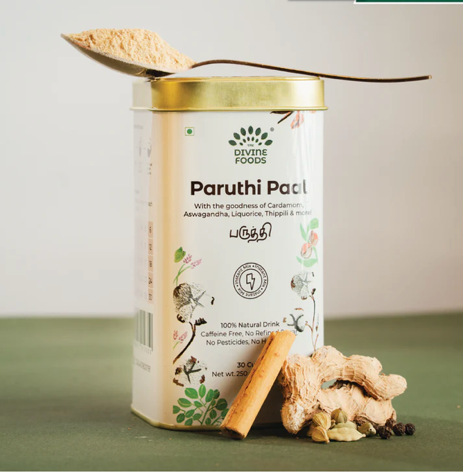 Paruthi Paal-Cotton Seed Instant Latte Mix(Cold and Cough remedy/Helps with Menstrua lCramps)