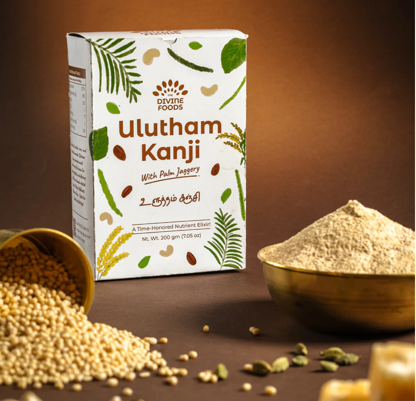 Ulutham Kanji (Urad Dhal Porridge With Palm Jaggery) Great for Bone Health