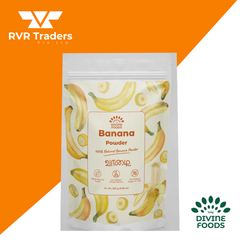Raw Banana Powder Netram (Natural Source of Weight Gain and Rich source of Potassium) 200 Gm