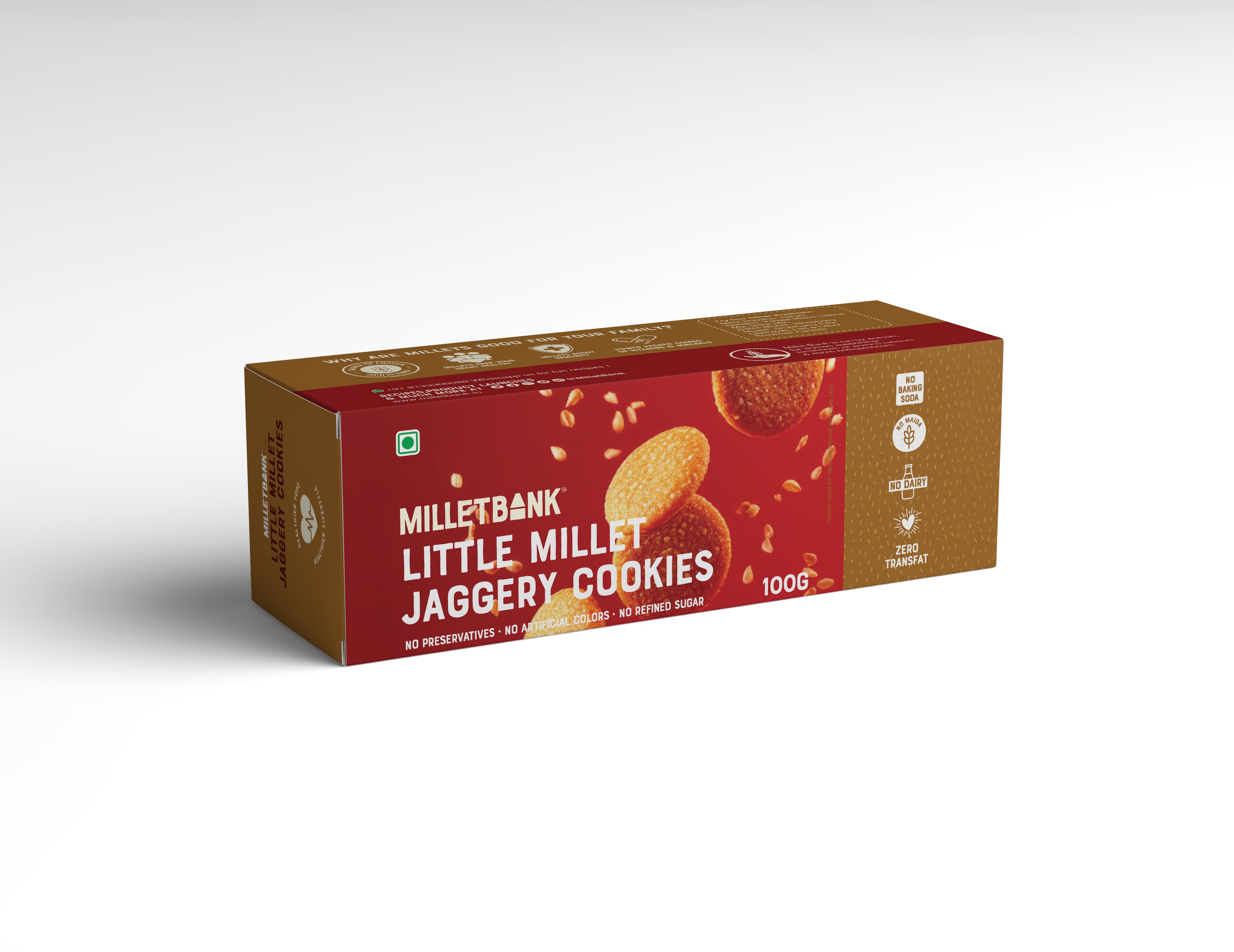 Little Millet Jaggery Cookies