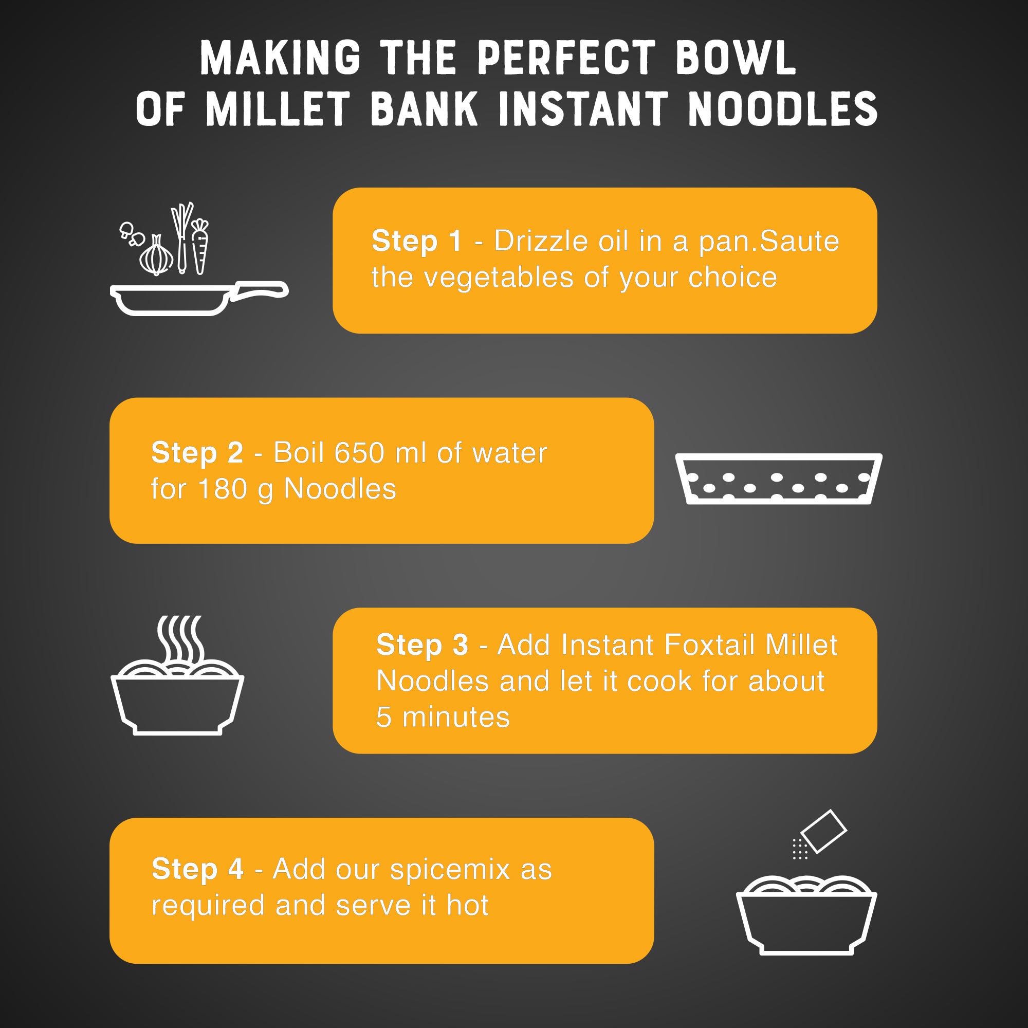 Multi Millet Instant Noodles