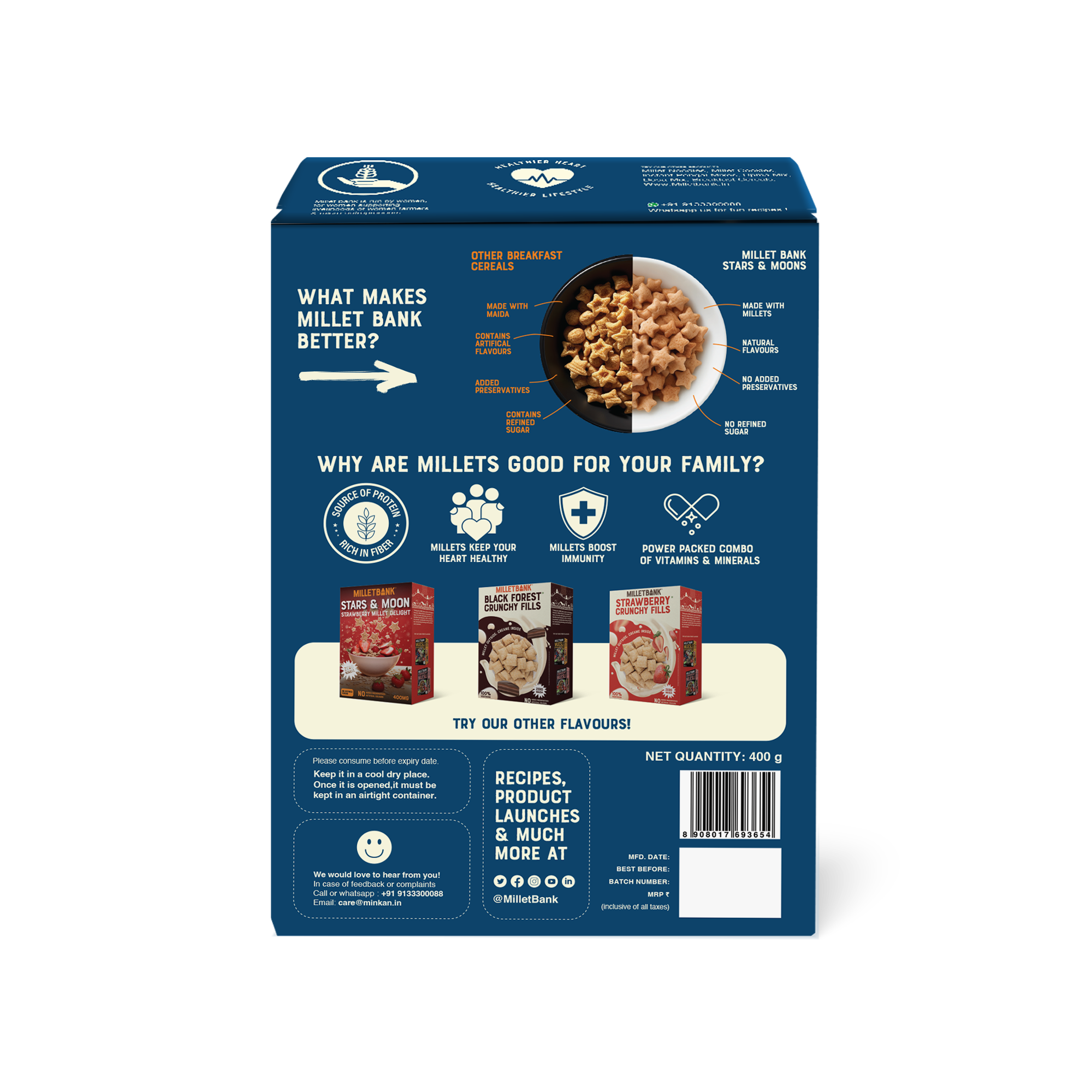 Stars & Moons : Chocolate Millet Delight