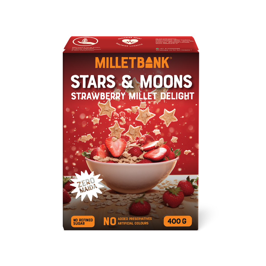Stars & Moons : Strawberry Millet Delight