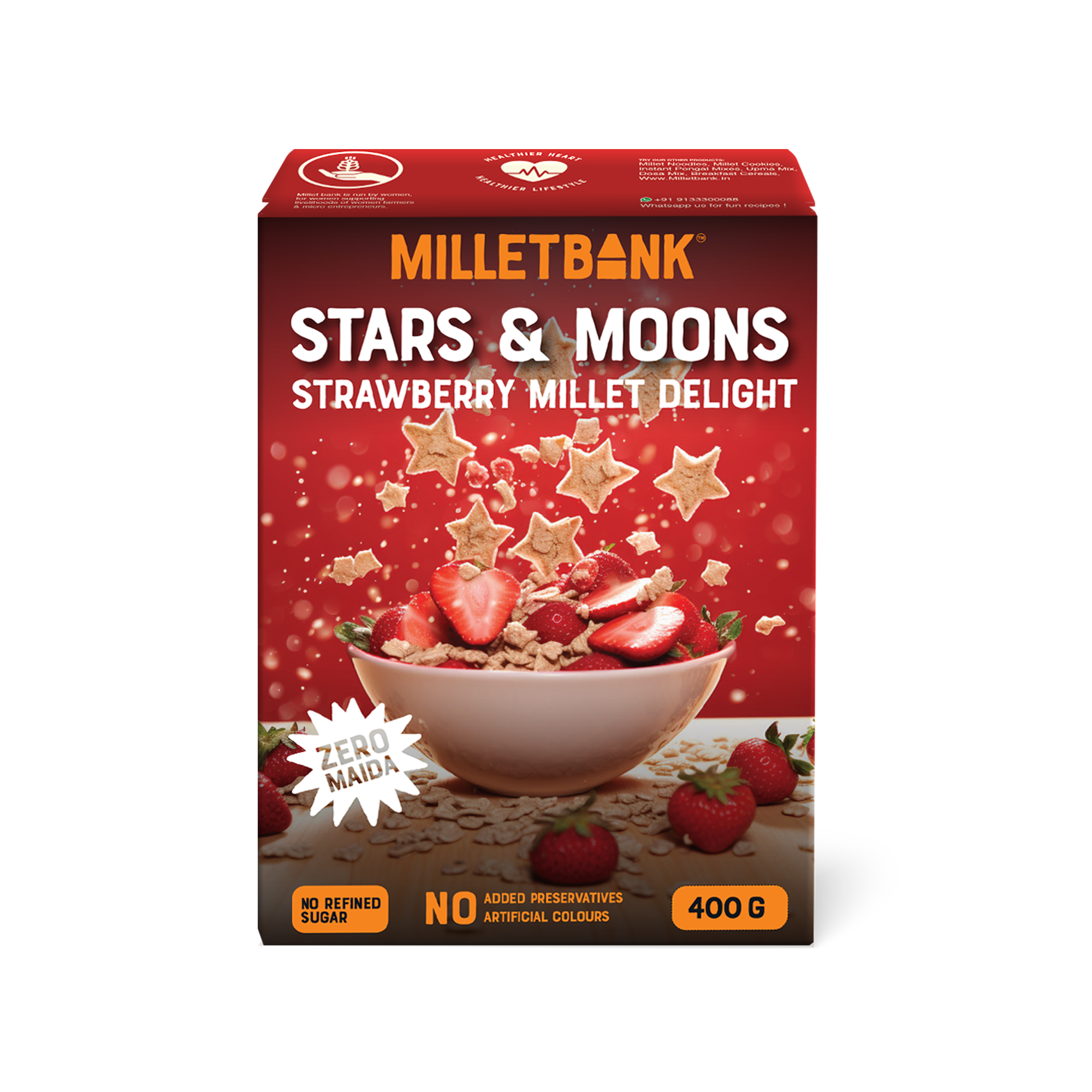 Stars & Moons : Strawberry Millet Delight